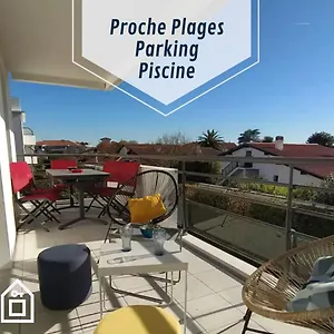 Le 5 Sud Piscine Parking Wifi Anglet